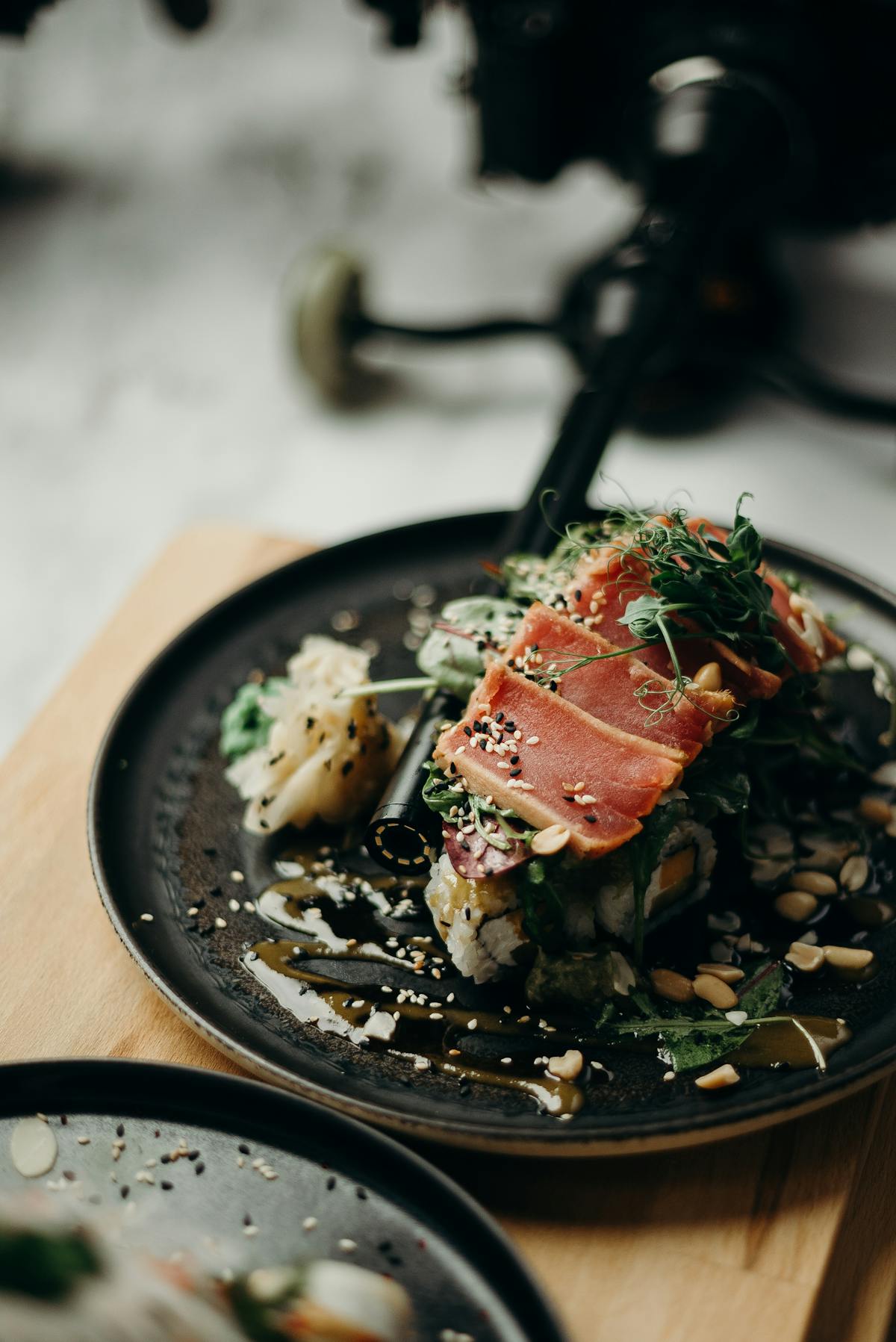 Seared tuna tataki with sesame